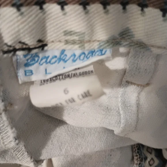 Backroad Blues Vinatge Aztec Skirt - Picture 6 of 6